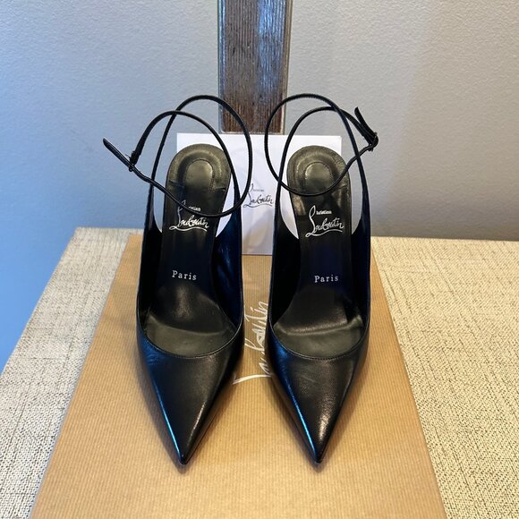 Christian Louboutin Condora Strap 100 Leather Stiletto - Picture 4 of 7